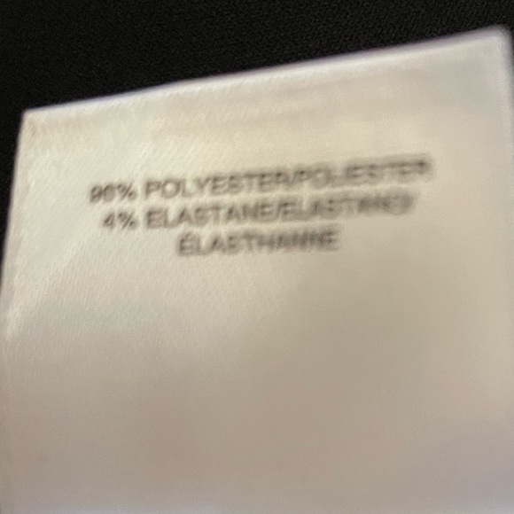 ANNE KLEIN WOMAN OVERSIZED LONG SLEEVE BLACK SHEER LINED BLOUSE 2XL NWT - Picture 15 of 15